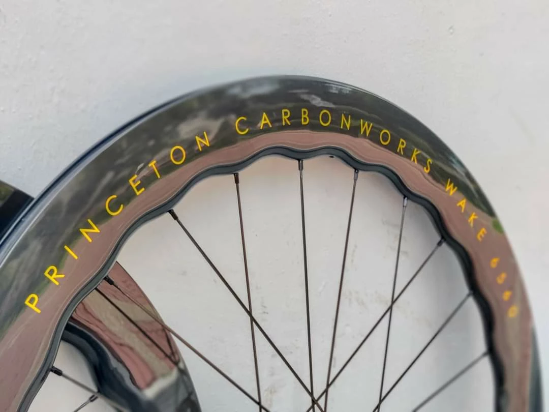Princeton Wake 6560 Corsa Disc Carbon Wheelset Chris King Hub 4 Princeton Wake 6560 Corsa Disc Carbon Wheelset Chris King Hub