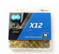 Chain KMC X12 TI-N Gold/Jet Black