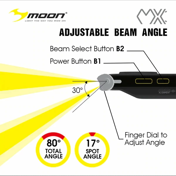 Lights/Bell Moon MX: Cycle Computer Mount / Integrated 400 Lumens Front White Light 2 Lights/Bell Moon MX: Cycle Computer Mount / Integrated 400 Lumens Front White Light