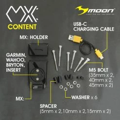 Lights/Bell Moon MX: Cycle Computer Mount / Integrated 400 Lumens Front White Light 8 Lights/Bell Moon MX: Cycle Computer Mount / Integrated 400 Lumens Front White Light