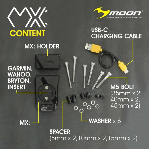 Lights/Bell Moon MX: Cycle Computer Mount / Integrated 400 Lumens Front White Light 3 Lights/Bell Moon MX: Cycle Computer Mount / Integrated 400 Lumens Front White Light
